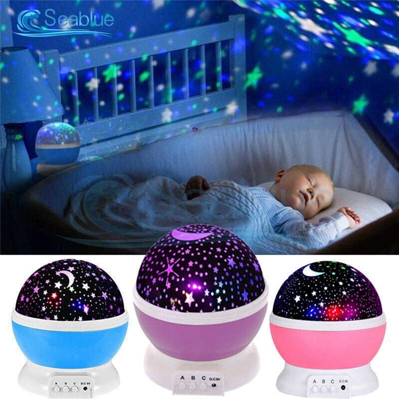 LED Rotating Starry Sky Star Master USB Projector Lamp.